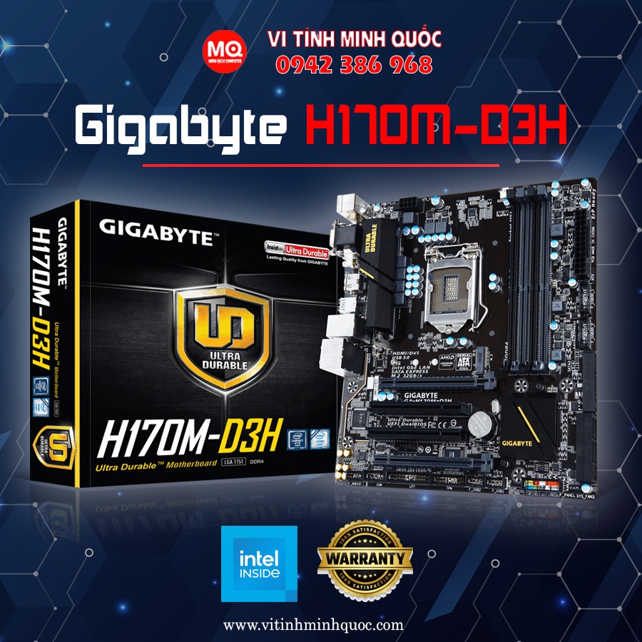 Gigabyte H170M-D3H - DDR4