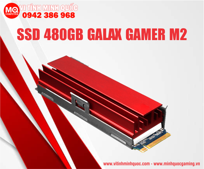 SSD Galax Nvme Gamer 480GB M.2 (M.2 E13T PCIe Gen 3.0 x 4)