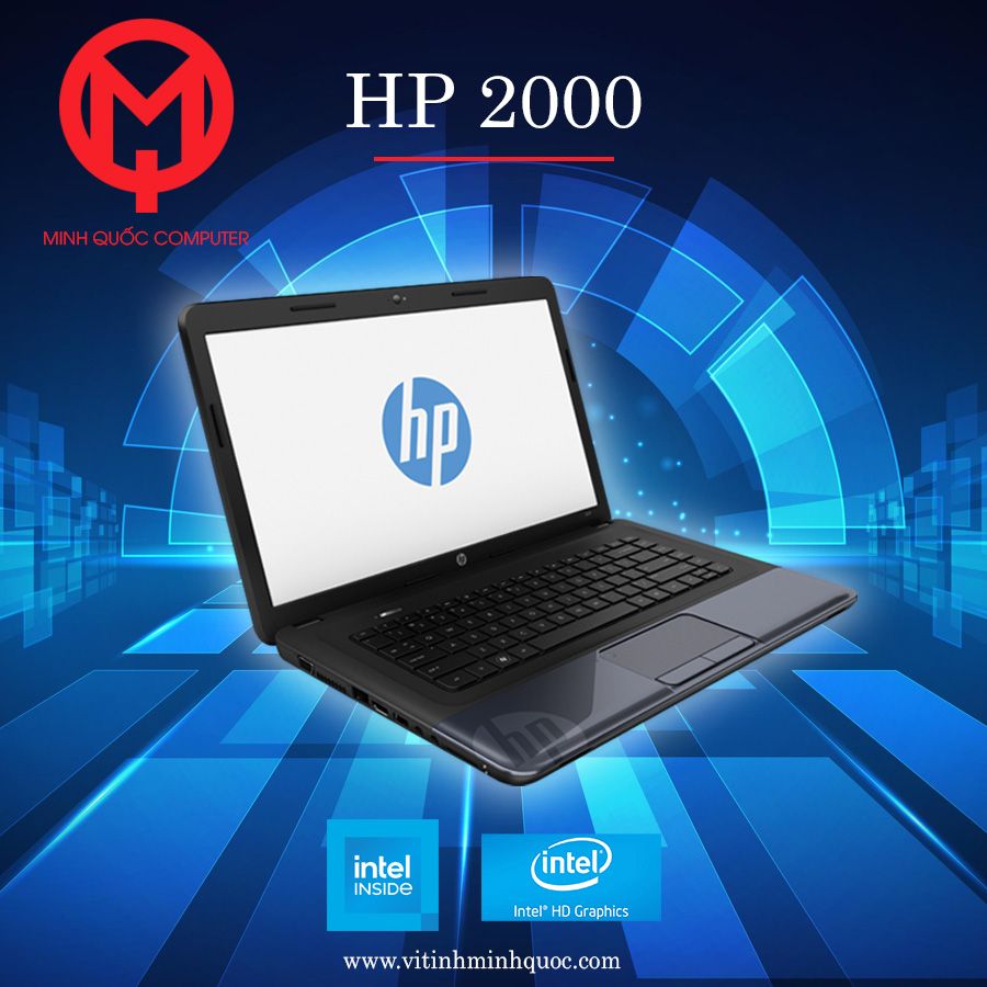 Laptop HP 2000 giá rẻ i3 thế hệ 3 mạnh mẽ