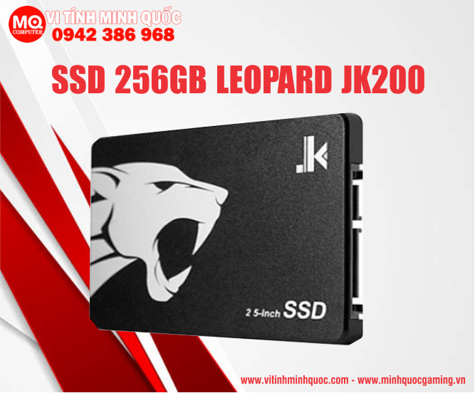 Ổ CỨNG SSD JK200 LEOPARD 256GB 2.5'' SATA III - Hàng chính hãng